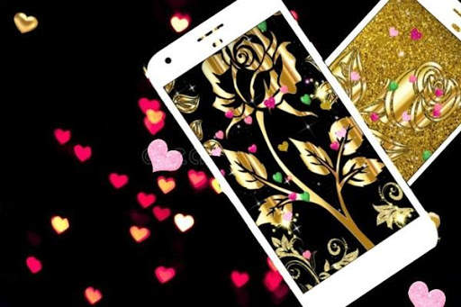 Gold Rose Live Wallpaper screenshot 4