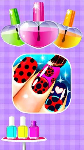 Fashion Ladybug Nail Salon 3 تصوير الشاشة