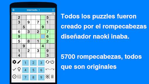 Sudoku - 5700 rompecabezas screenshot 1