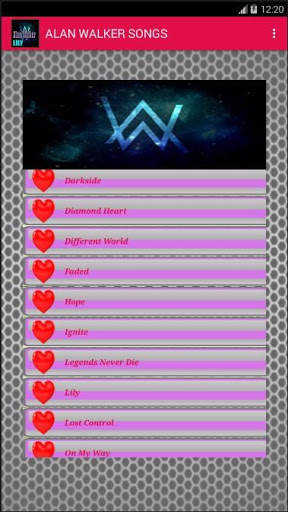 Lily - Alan Walker Songs Mp3 Offline   Lyrics screenshot 3