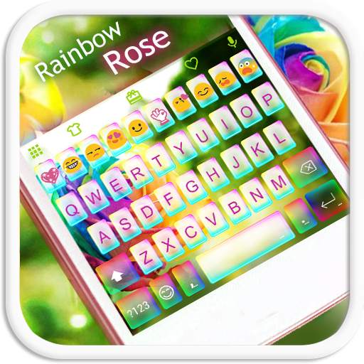Rainbow Rose Emoji Keyboard 1.0.6