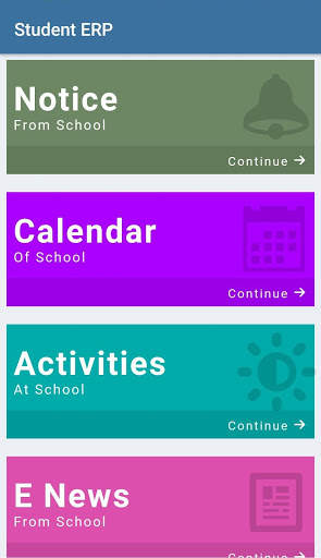 Student ERP screenshot 1
