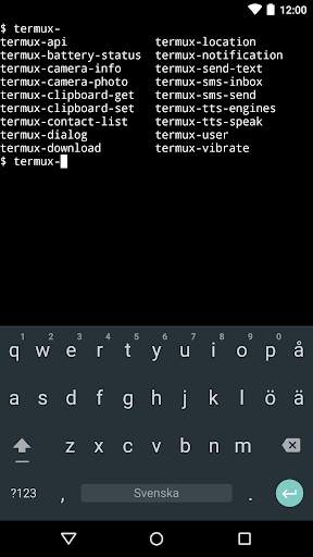 Termux:API скриншот 1