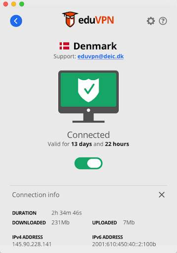 eduVPN screenshot 4