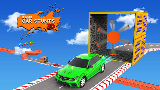 Ramp Car Stunts: GT Mega Ramps screenshot 1