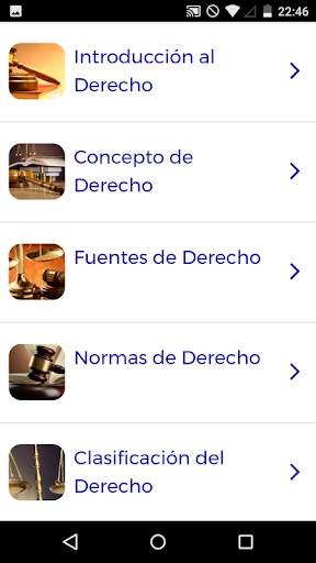 Curso de Derecho स्क्रीनशॉट 1