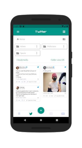 Bookmarker - Social media and web bookmark app screenshot 2