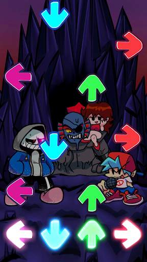FNF Dusttale Mod - Music arrow screenshot 1