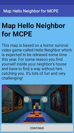 Map Hello Neighbor for MCPE screenshot 1
