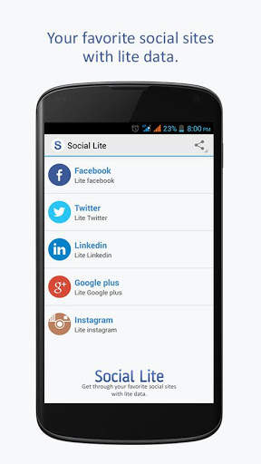 Social Lite screenshot 1