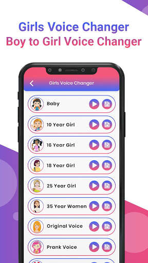 Girls Voice Changer  Boy to Girl Voice Changer screenshot 1