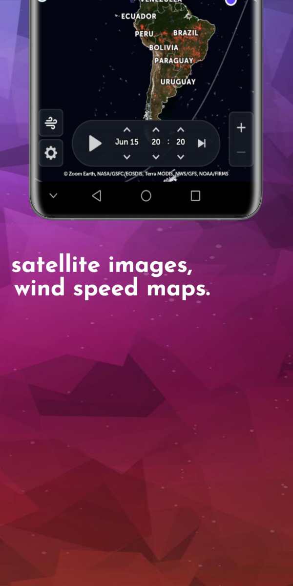 Zoom Earth - View LIVE weather satellite images screenshot 4