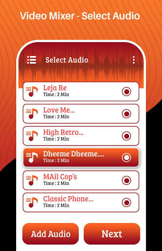 Video Mixer - Add or Remove Audio From Video screenshot 3