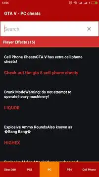 Total Cheats Code For GTA screenshot 3