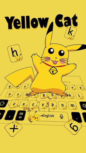 Yellow Cat Keyboard screenshot 1