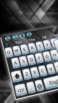 Textured Black and White Keyboard screenshot 2
