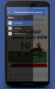 video Downloader For FaceBook screenshot 1
