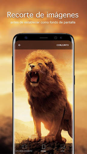 Fondos de pantalla con león 4K screenshot 3