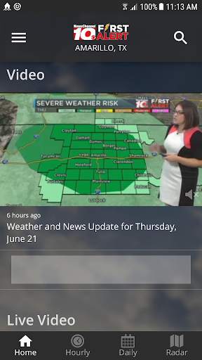 KFDA - NewsChannel 10 Weather screenshot 2