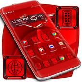 Red Crystal Heart Launcher icon