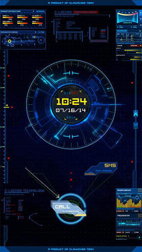 Pop Locker Technology Theme screenshot 2