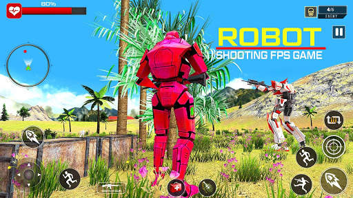 Fps Robot Shooting Game Counter War Terrorist Game screenshot 7
