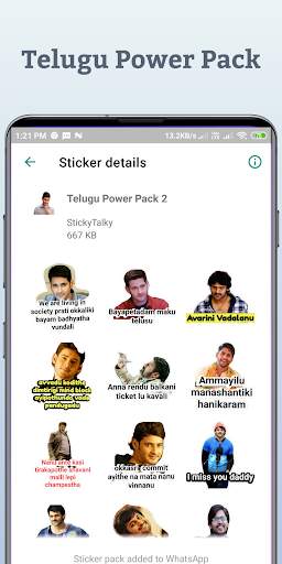 Sticky Talky for WhatsApp - WAStickerApps screenshot 2
