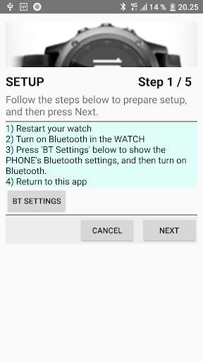 Reconnect Garmin Watch - legacy version screenshot 3