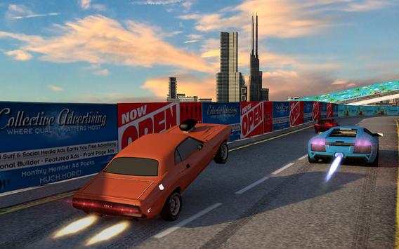 Асфальтовая Drag Car Racing Arena скриншот 1