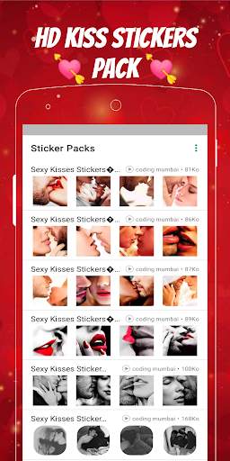 Romantic Kiss Stickers for WA screenshot 4