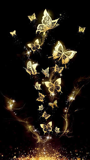 Gold Butterfly APUS Live Wallpaper screenshot 5