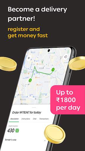 WeFast: Delivery Partner App screenshot 1
