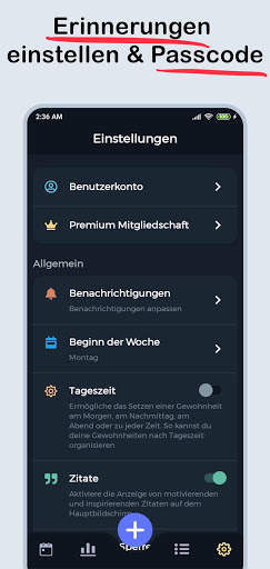 Habit360 - Gewohnheits-Tracker screenshot 7