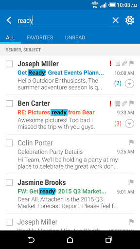 HTC Mail screenshot 2