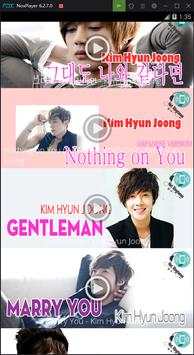 Kim Hyun Joong Hot Ringtones screenshot 2