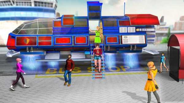 Hover Bus Simulator 2018 screenshot 4