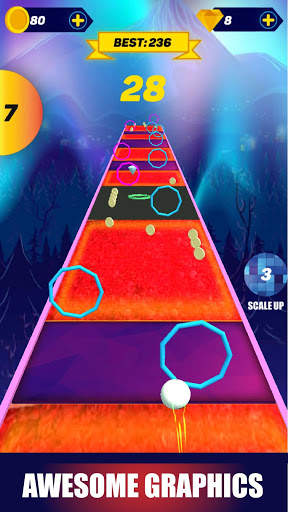 Epic Balls:Journey on water fire glass & sand road screenshot 3