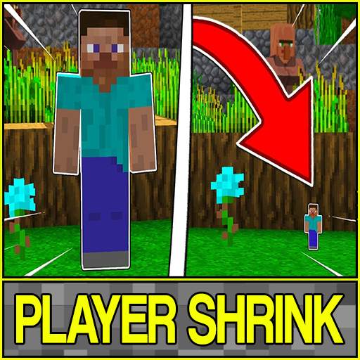 Player Shrink mod for Minecraft PE 1.2