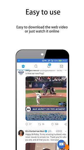 KUTO Video Browser-Web video downloader & player screenshot 2