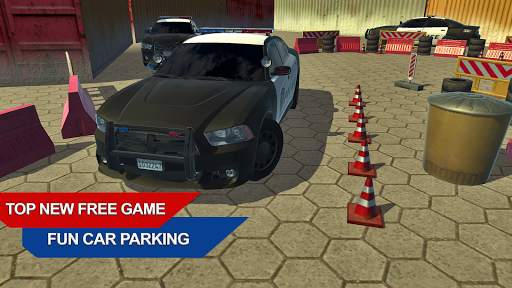 American Police Parking Simulator 3D screenshot 1