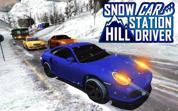 Winter Traffic Snow Driving screenshot 14