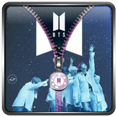 K-pop Stars BTS Lock Screen Zipper icon