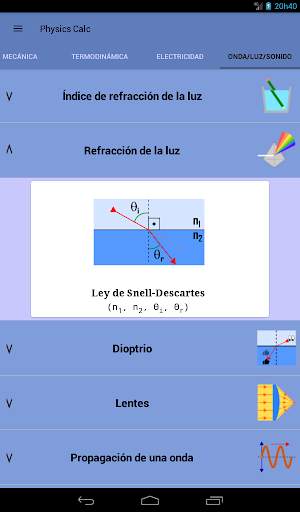 Fórmulas de Física - Physics Calc screenshot 15