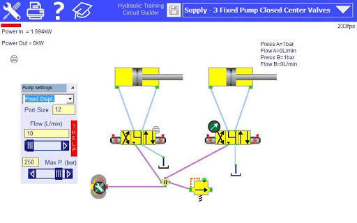 Hydraulic Circuit Simulator screenshot 5