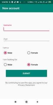 Free chat & dating app screenshot 1