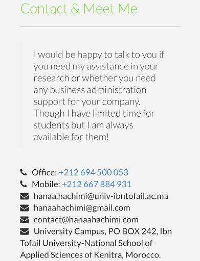 Prof. Dr. Hanaa HACHIMI screenshot 5