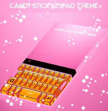 Candy Stick Keypad Theme screenshot 1