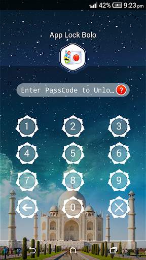 App Lock Bolo :Theme Taj Mahal 4 تصوير الشاشة