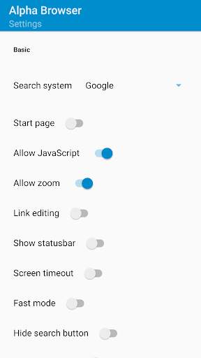 Alpha Browser screenshot 3