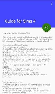 Guide for Sims 4 screenshot 1